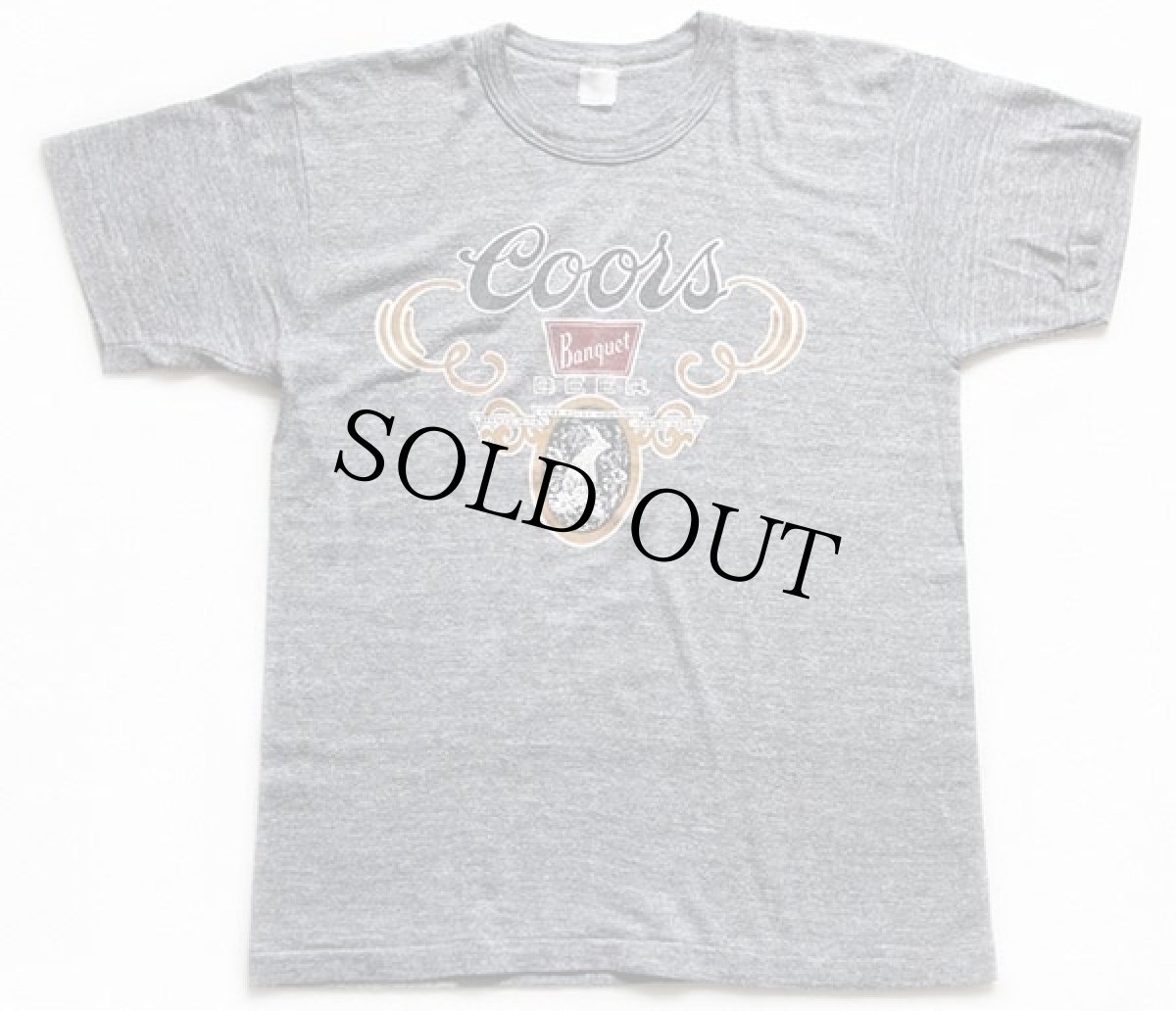 画像2: 80s Coors BEER Tシャツ 杢グレー (2)