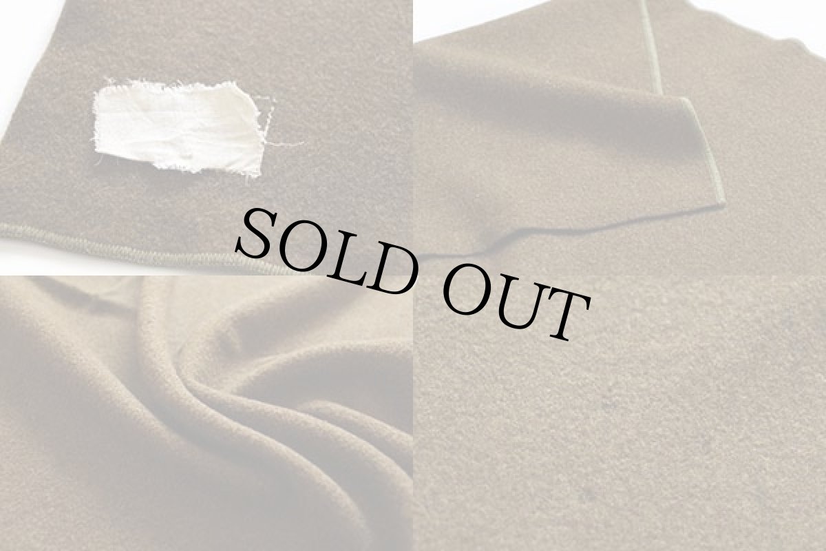 画像3: 40s 米軍 U.S.ARMY ウール ブランケット オリーブドラブ★B (3)