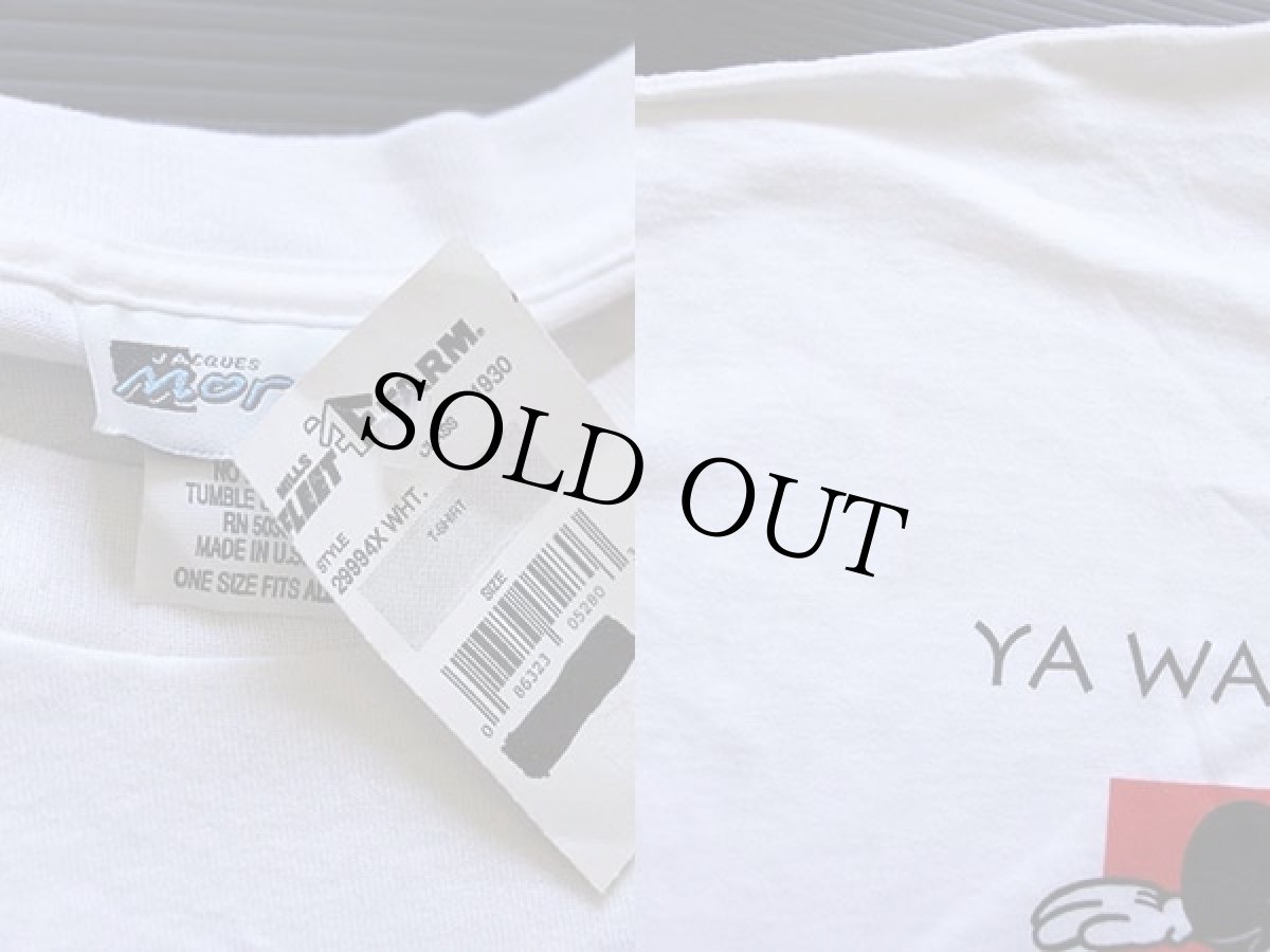 画像3: デッドストック★90s USA製 More't ミッキー マウス コットンTシャツ 白 特大 (3)