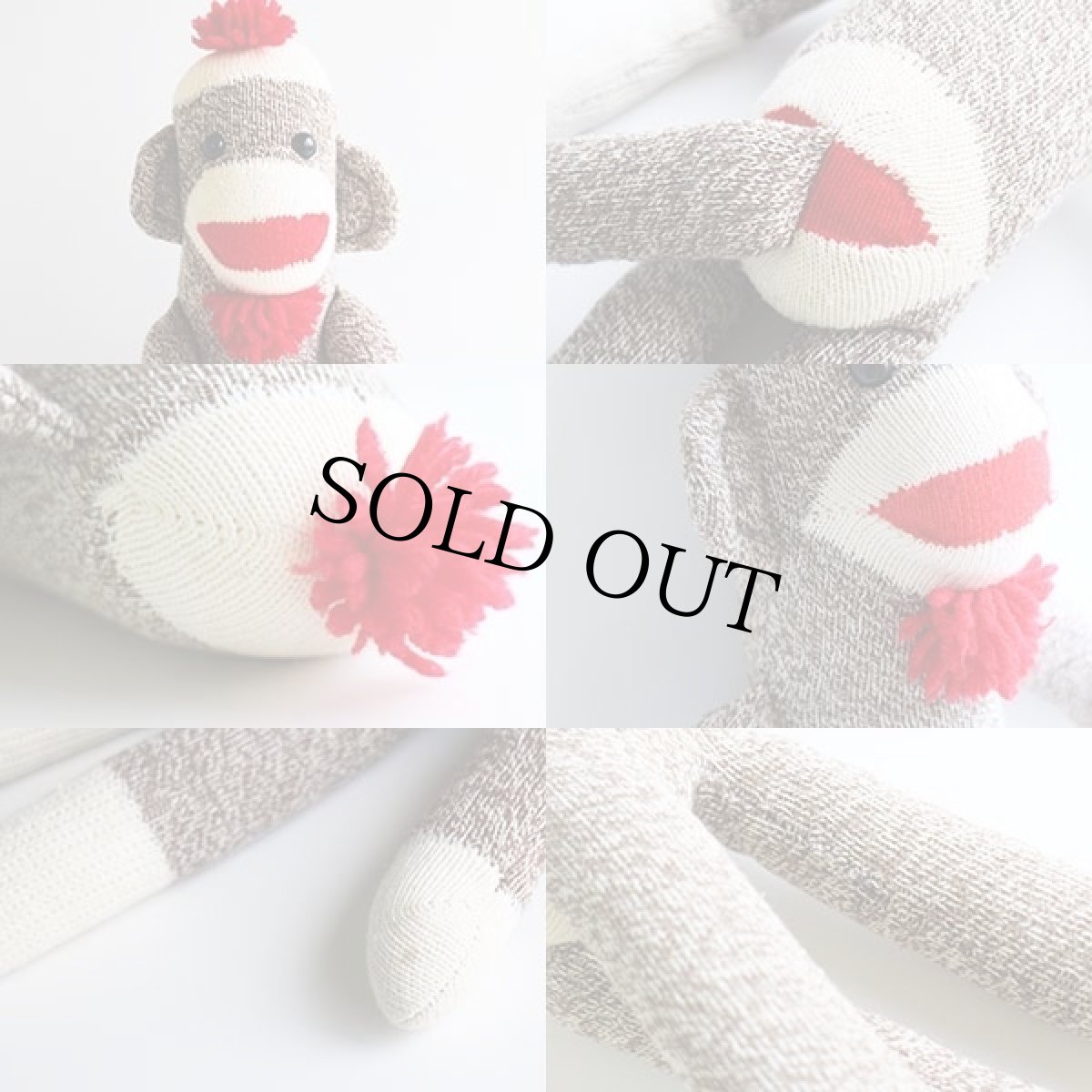 画像3: ハンドメイド ソックモンキー★ぬいぐるみ (3)