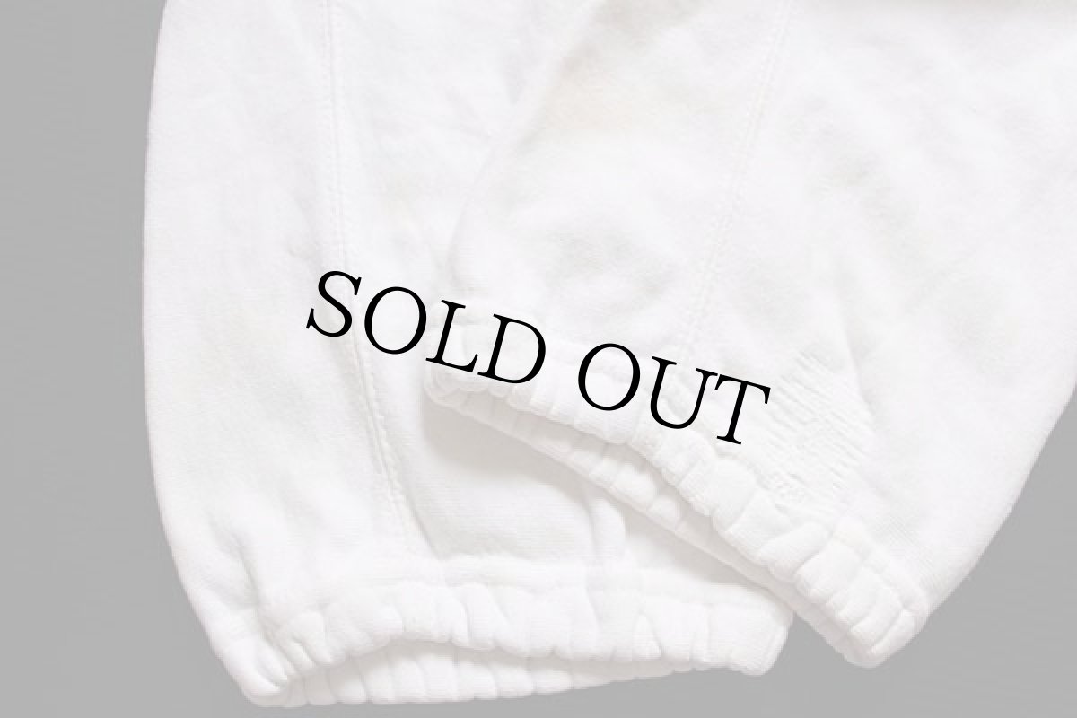 画像5: 60s Championチャンピオン U.M.A.A.染み込みプリント ツートン リバースウィーブ スウェットパンツ 白×杢グレー (5)