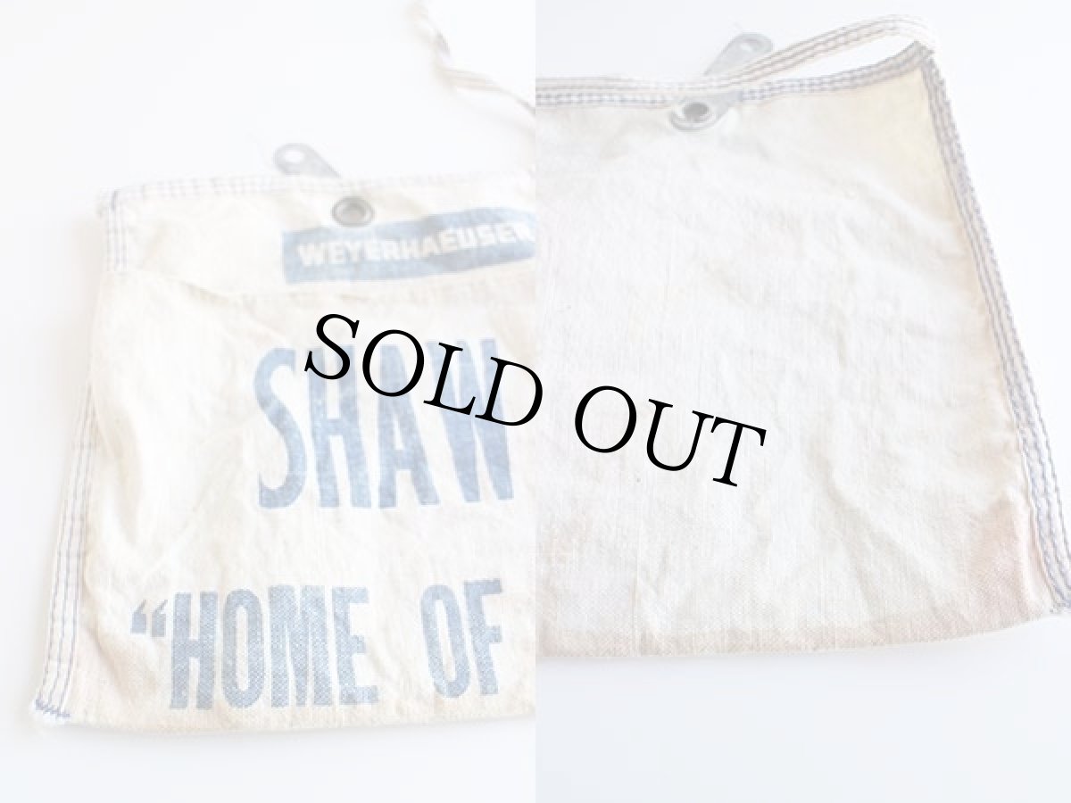 画像3: ビンテージ SHAW LUMBER キャンバス ワークエプロン 生成り (3)