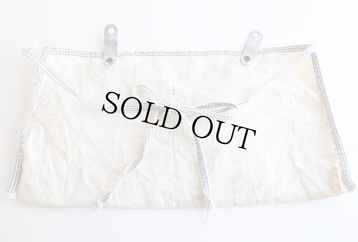 画像2: ビンテージ SHAW LUMBER キャンバス ワークエプロン 生成り (2)