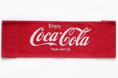 画像2: ビンテージ Coca-Colaコカコーラ ロゴ コットン キャンバス ディレクターズチェア 背もたれ (2)