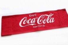 画像1: ビンテージ Coca-Colaコカコーラ ロゴ コットン キャンバス ディレクターズチェア 背もたれ (1)