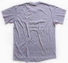画像2: 80s USA製 NIKEナイキ ロゴ Tシャツ 杢グレー L (2)