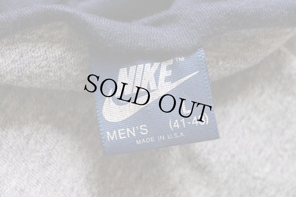 画像6: 80s USA製 NIKEナイキ カマボコ リバーシブル タンクトップ 杢グレー×紺 L (6)