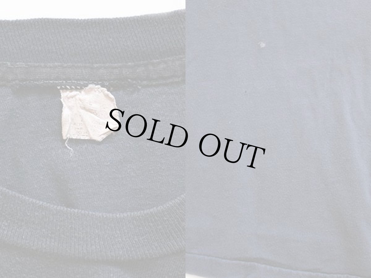 画像3: 70s USA製 HARLEY-DAVIDSON ハーレー ダビッドソン ロゴ コットン ポケットTシャツ 炭黒 (3)