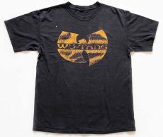 画像2: WU-TANG CLANウータンクラン ツアー コットンTシャツ 黒 (2)