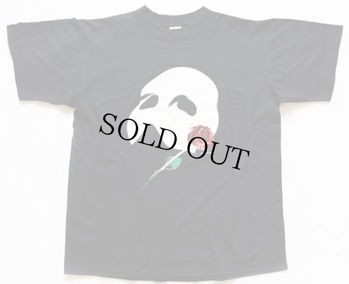 画像2: 80s USA製 オペラ座の怪人 ミュージカル コットンTシャツ 黒 XL (2)