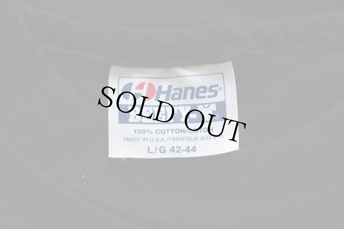 画像3: 90s USA製 Hanes SAN DIEGO ZOO ライオン コットンTシャツ 黒 L (3)