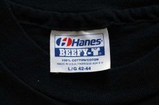 画像3: 90s USA製 Hanes SAN DIEGO ZOO ライオン コットンTシャツ 黒 L (3)