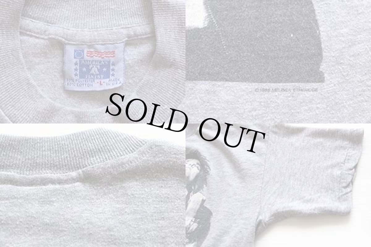 画像3: 80s USA製 MELISSA ETHERIDGE Tシャツ 杢グレー L (3)