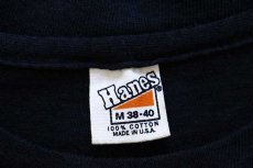 画像4: 70s USA製 Hanes HARLEY-DAVIDSONハーレー ダビッドソン ロゴ 両面プリント コットンTシャツ 黒 M (4)