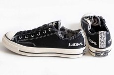 画像2: 未使用★CONVERSEコンバース Chuck Taylorチャックテイラー CT70 Low SUICIDAL TENDENCIES 黒 10 (2)