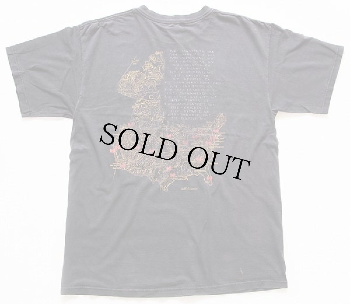 画像3: WU-TANG CLANウータンクラン ツアー コットンTシャツ 黒 (3)