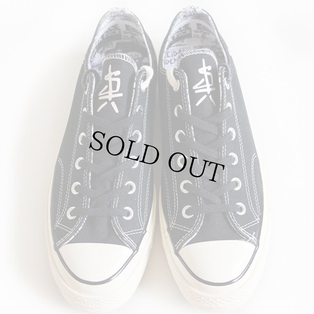 画像3: 未使用★CONVERSEコンバース Chuck Taylorチャックテイラー CT70 Low SUICIDAL TENDENCIES 黒 10 (3)