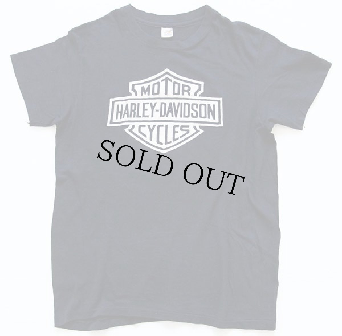 画像2: 70s USA製 Hanes HARLEY-DAVIDSONハーレー ダビッドソン ロゴ 両面プリント コットンTシャツ 黒 M (2)