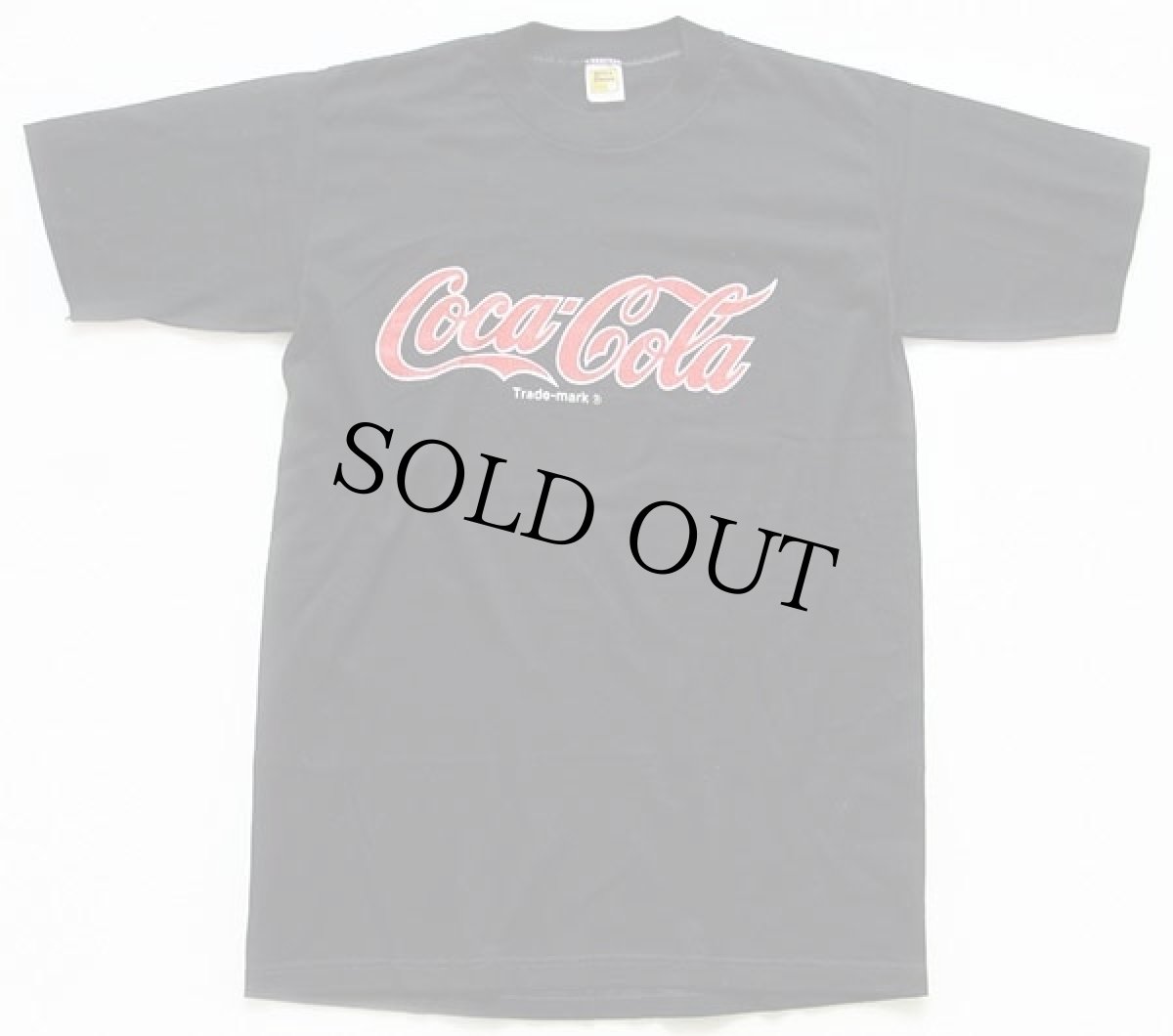 画像2: 80s USA製 Velva Sheen Coca-Colaコカコーラ ロゴ Tシャツ 黒 M (2)
