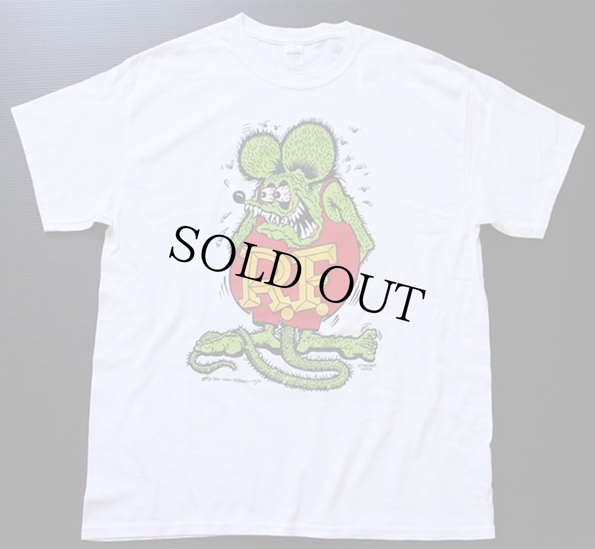 画像2: RATFINKラットフィンク コットンTシャツ 白 L (2)
