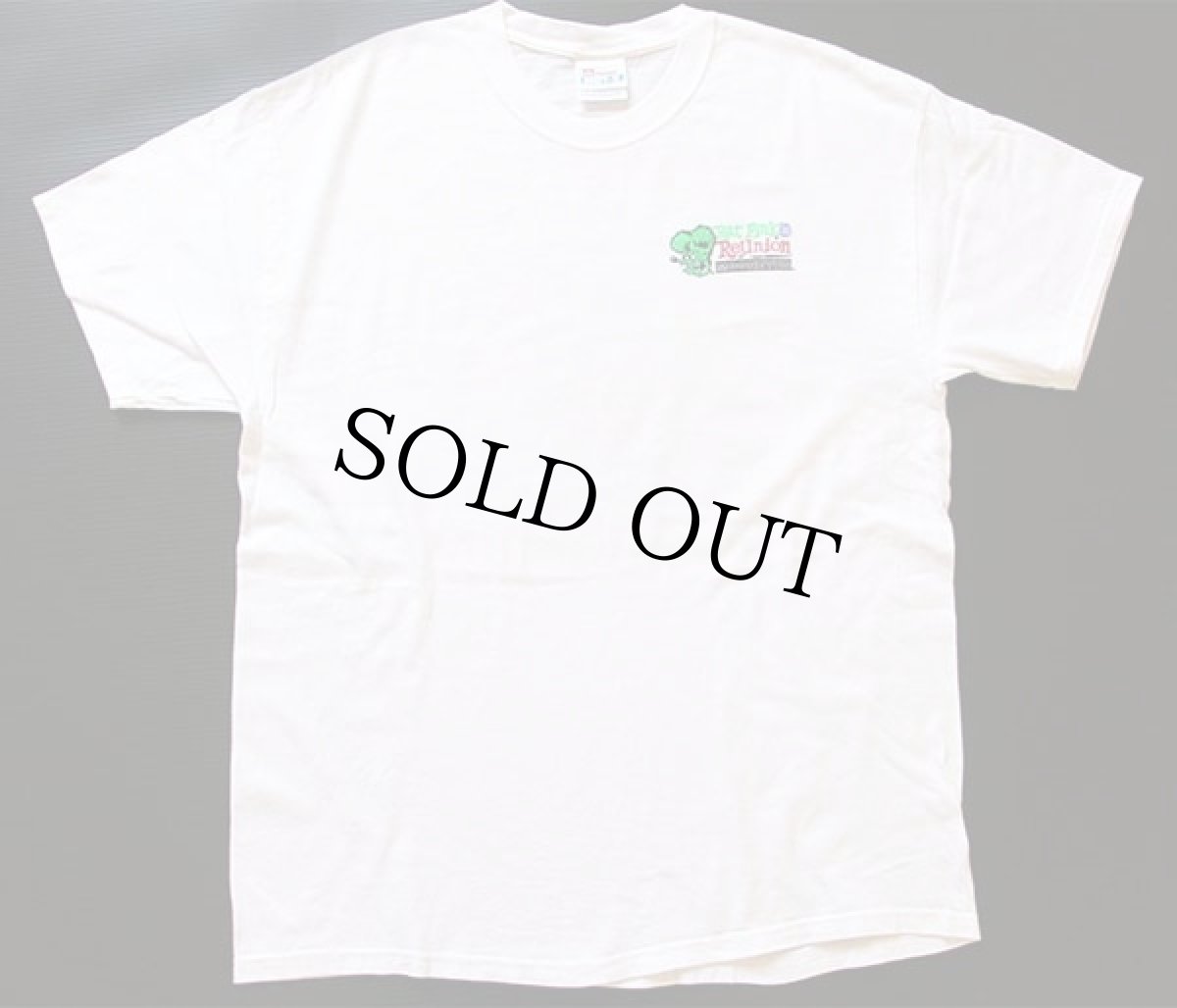 画像2: 00s RATFINKラットフィンク REUNION MOONEYES コットンTシャツ 白 L (2)