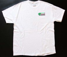 画像2: 00s RATFINKラットフィンク REUNION MOONEYES コットンTシャツ 白 L (2)