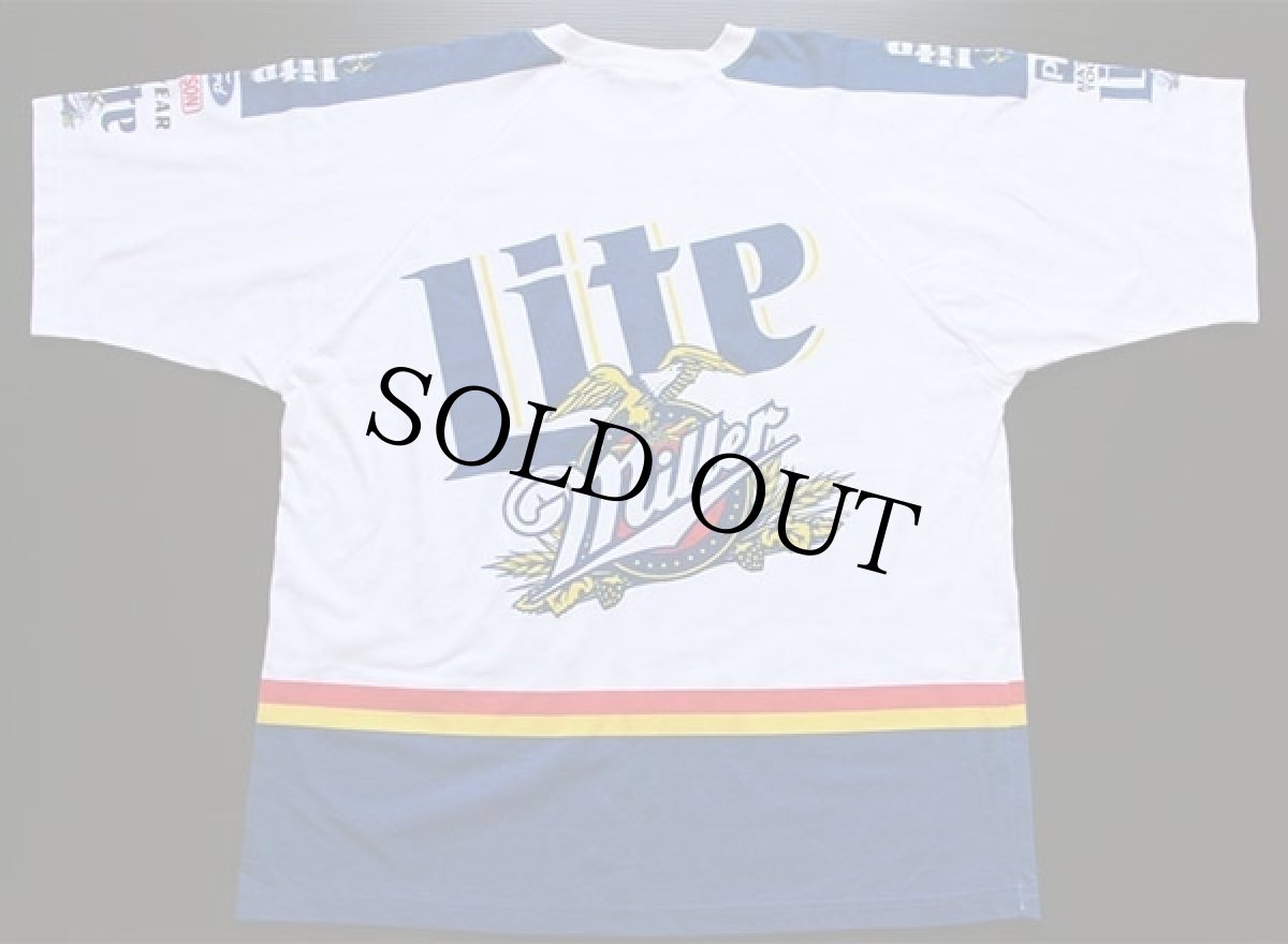 画像3: 90s USA製 NASCAR Miller Lite 染み込みプリント Tシャツ XL (3)