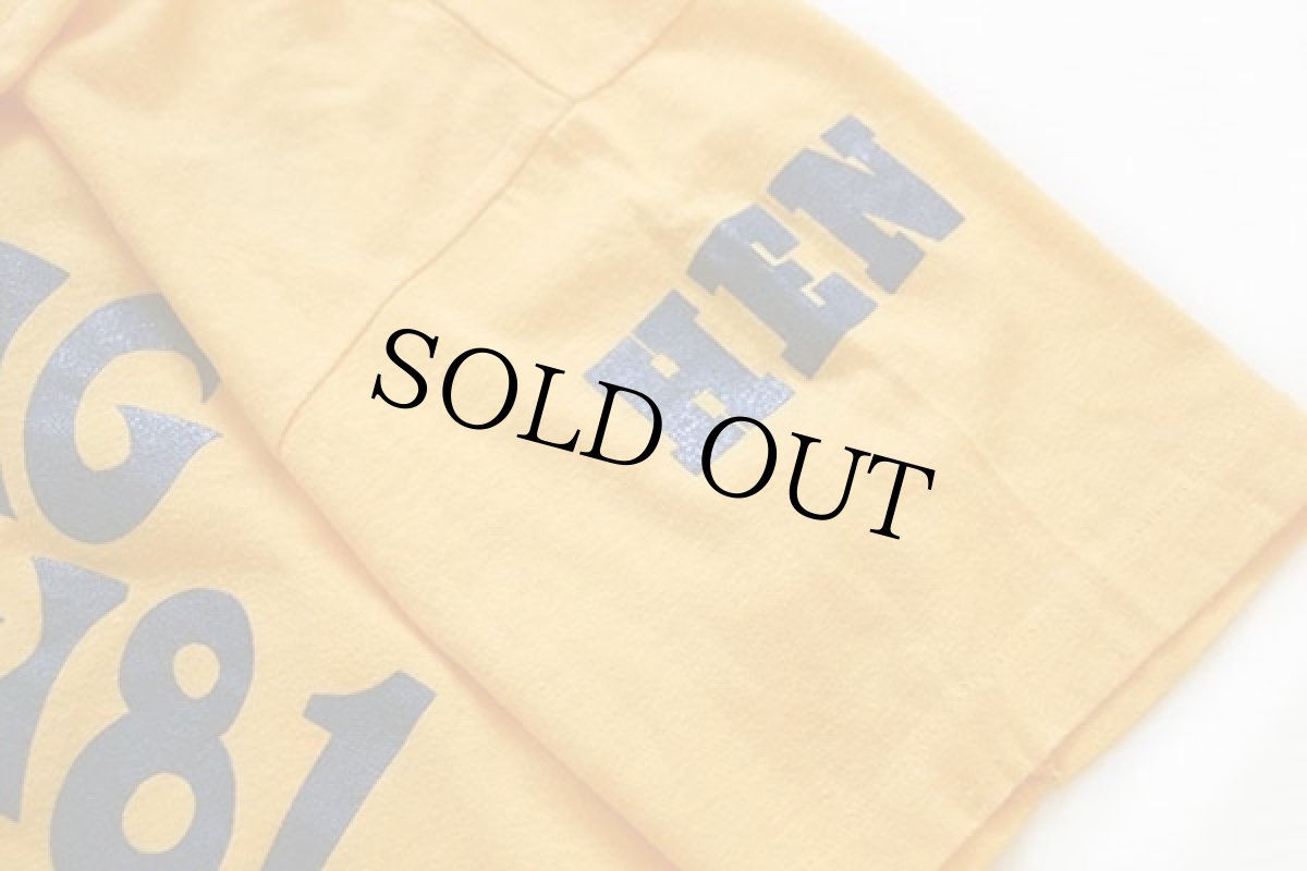 画像5: 80s USA製 TOURING SHOW 1981 チャーリーブラウン ルーシー THERESA Tシャツ 黄 M★スヌーピー (5)