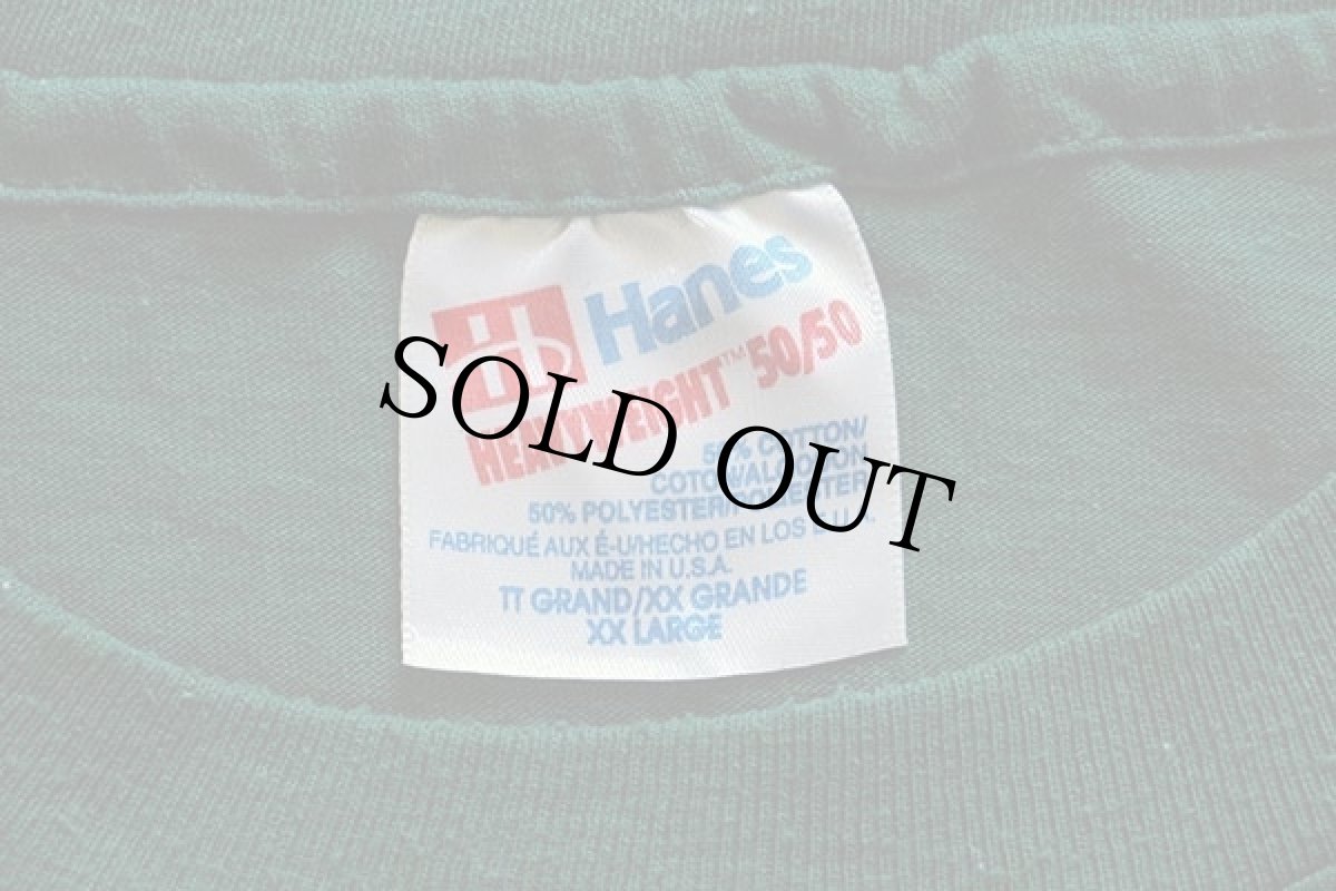 画像3: 90s USA製 Hanes DREAMS Walt Disneyウォルト ディズニー メッセージ Tシャツ 緑 XXL (3)