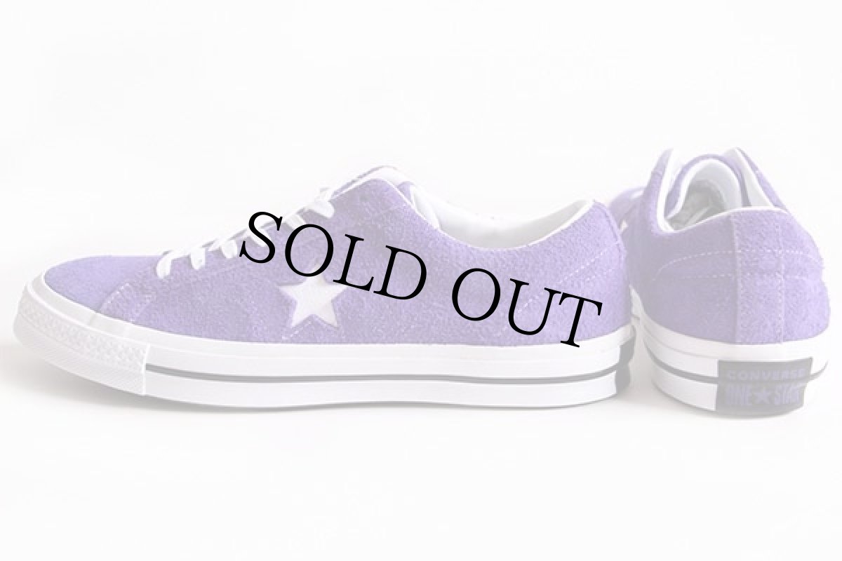 画像2: 未使用★CONVERSEコンバース ONE STARワンスター OX スエード 紫 11.5 (2)