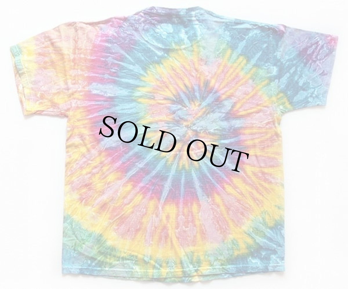 画像3: 90s USA製 CAMP SNOOPY スヌーピー タイダイ染め コットンTシャツ (3)