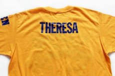 画像3: 80s USA製 TOURING SHOW 1981 チャーリーブラウン ルーシー THERESA Tシャツ 黄 M★スヌーピー (3)