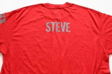 画像3: 80s USA製 TOURING SHOW 1981 チャーリーブラウン ルーシー STEVE Tシャツ 赤 L★スヌーピー (3)