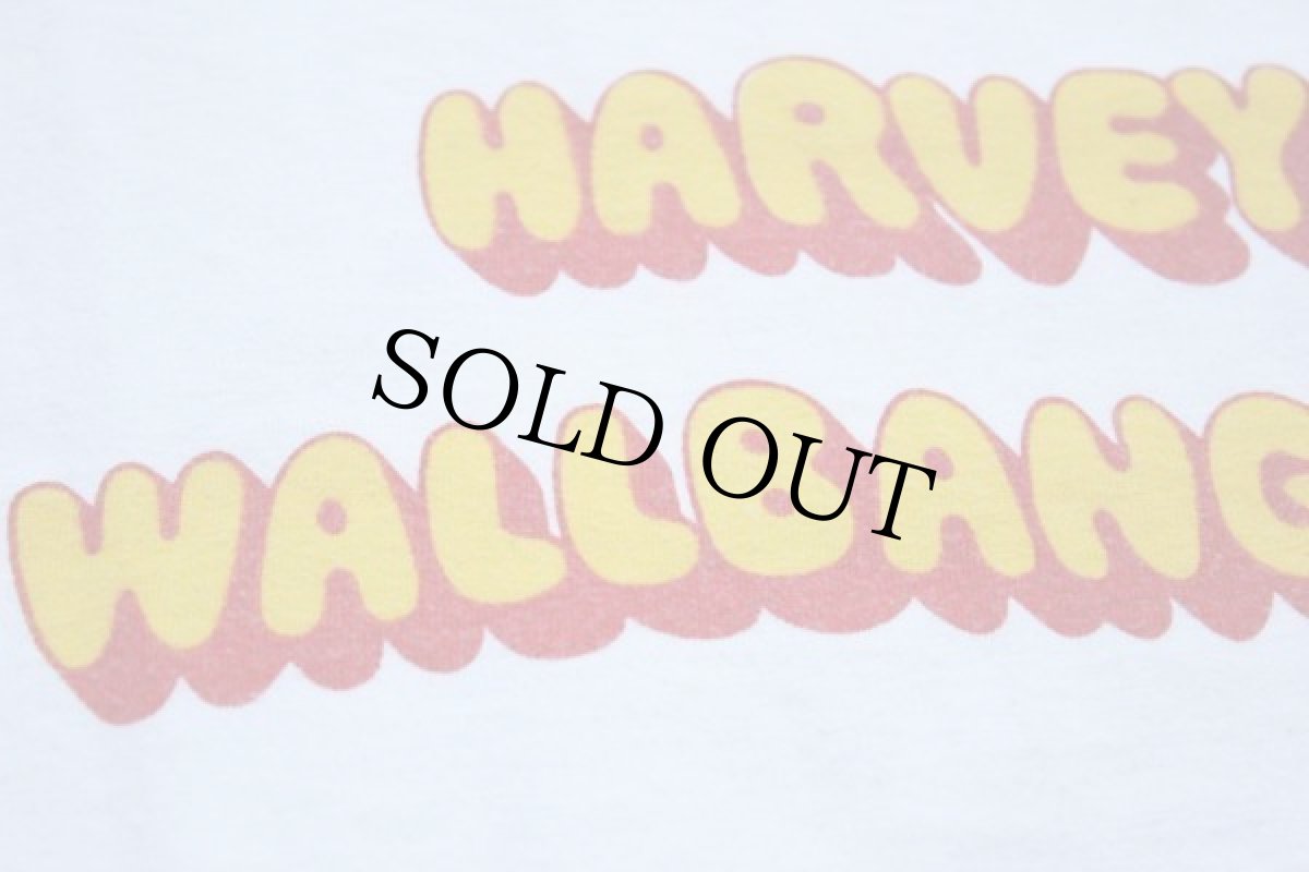 画像4: 60s CHAMPIONチャンピオン プロダクツ HERVEY WALLBANGER? 両面 染み込みプリント リンガーTシャツ 白×黄 (4)