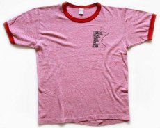 画像2: 80s USA製 TENTH ANNUAL KESA JUHLA TEN MILE NY MILLS 1985 リンガーTシャツ 杢レッド L (2)