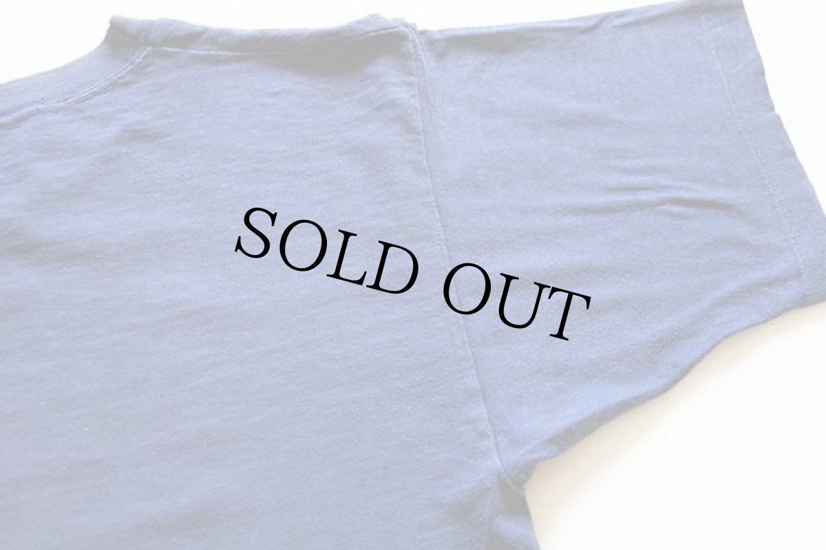 画像5: 60s CHAMPIONチャンピオン ランタグ RICHFIELD SR.H.S. PHYSICAL EDUCATION 五段中抜き コットンTシャツ 青 M (5)