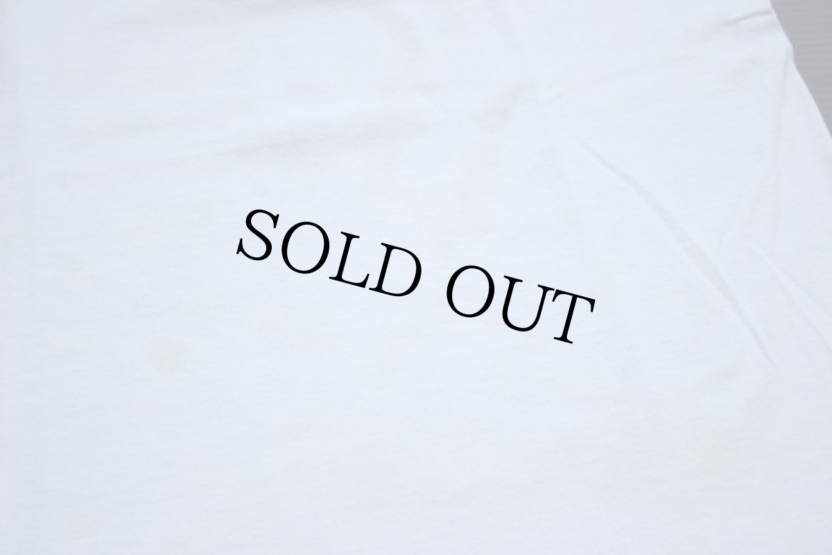 画像6: 60s CHAMPIONチャンピオン プロダクツ HERVEY WALLBANGER? 両面 染み込みプリント リンガーTシャツ 白×黄 (6)