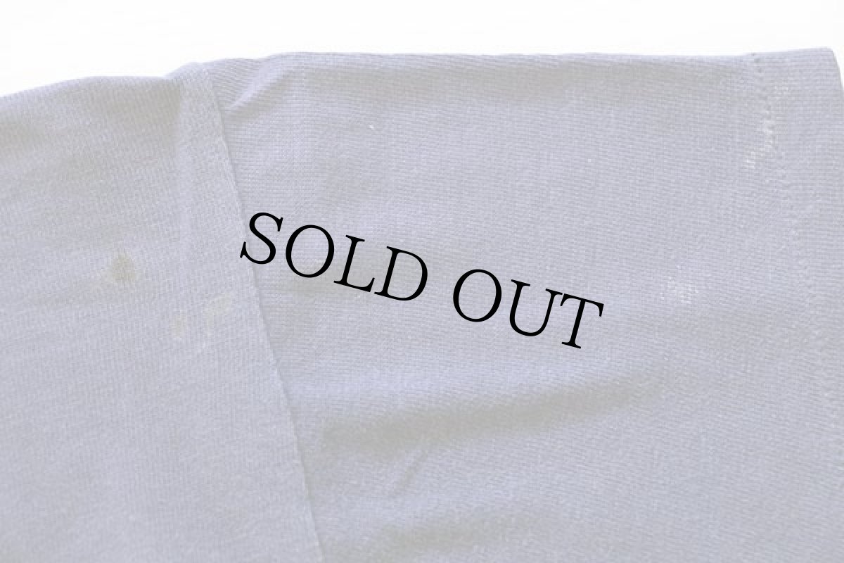 画像7: 70s USA製 RUSSELLラッセル Beverly Hills Cross Country ウイングフット コットンTシャツ ナス紺 フェード M (7)