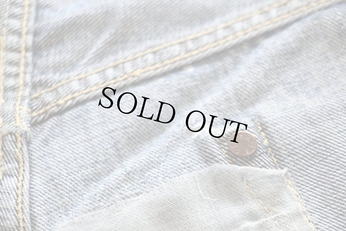 画像5: 60s LEVI'Sリーバイス 501XX ダメージ&ブリーチ カットオフ デニム ショートパンツ w34★ショーツ (5)