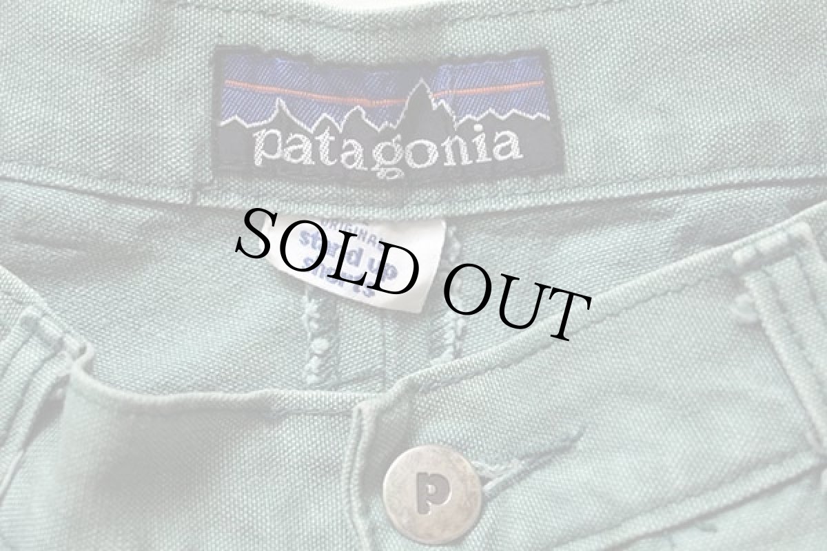 画像3: 80s patagoniaパタゴニア デカタグ コットン スタンドアップ ショーツ 緑 w32★ショートパンツ (3)