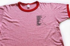 画像1: 80s USA製 TENTH ANNUAL KESA JUHLA TEN MILE NY MILLS 1985 リンガーTシャツ 杢レッド L (1)