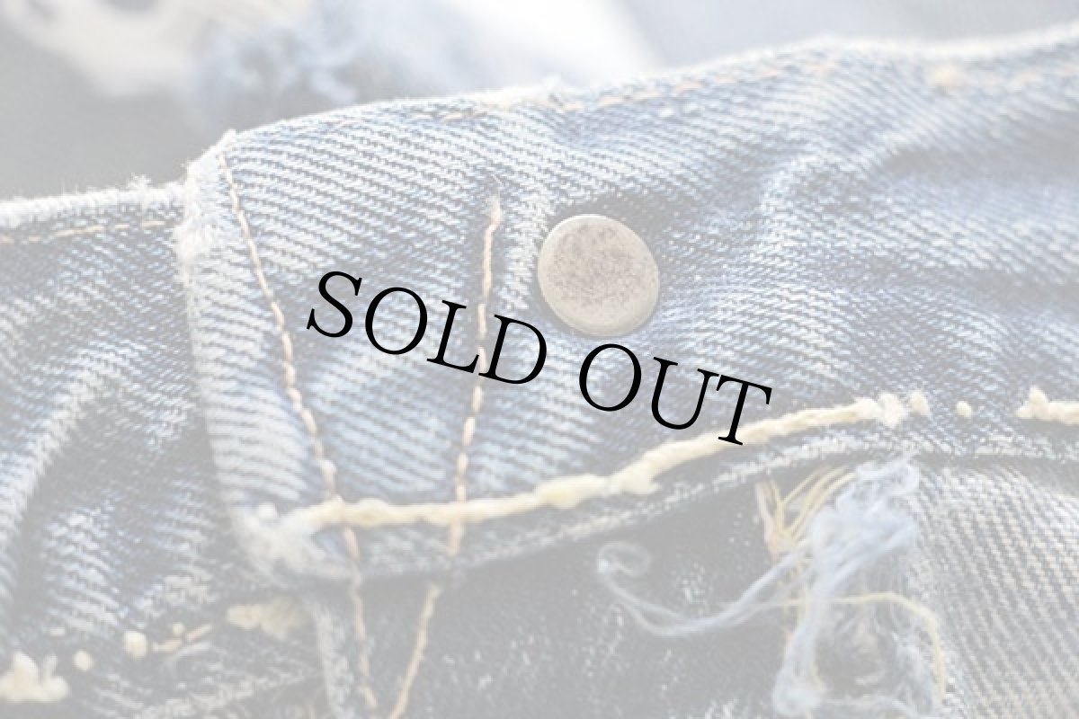 画像6: 60s LEVI'Sリーバイス 501XX ダメージ&ブリーチ カットオフ デニム ショートパンツ w34★ショーツ (6)