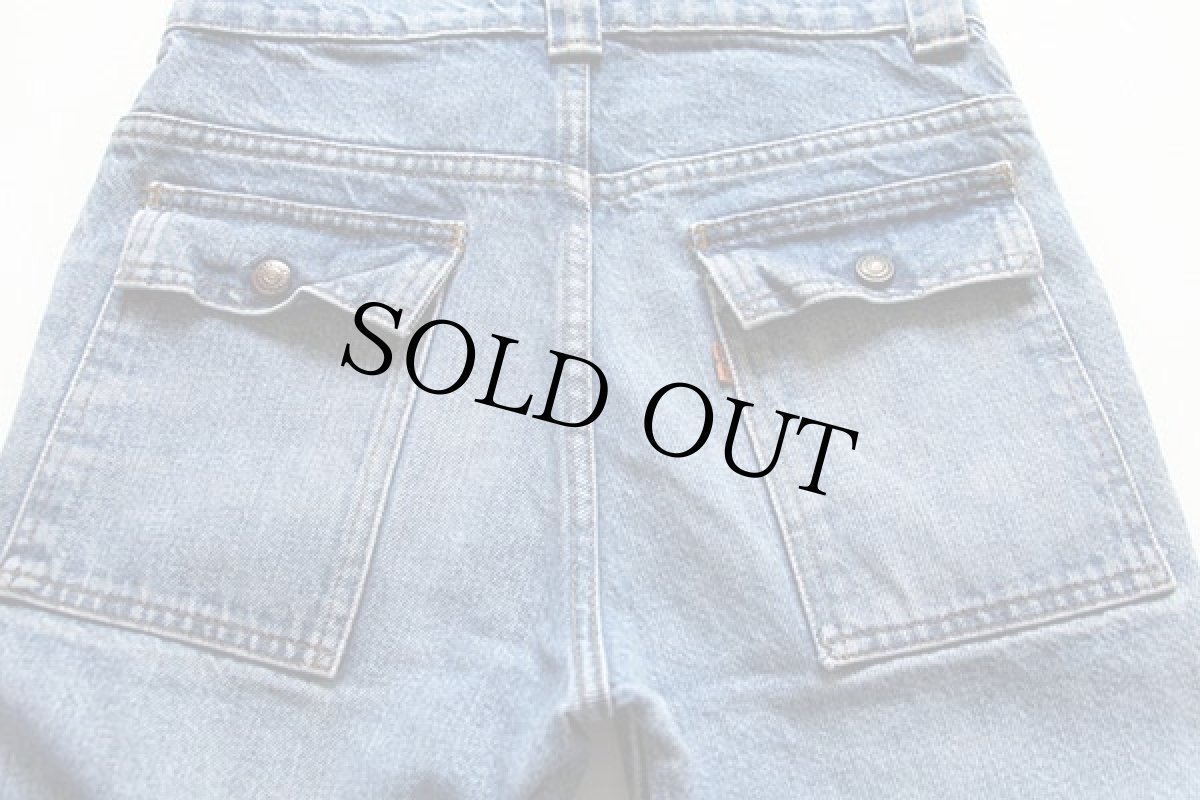 画像3: 70s Levi'sリーバイス 22276 デニム ブッシュパンツ w29 L34 (3)