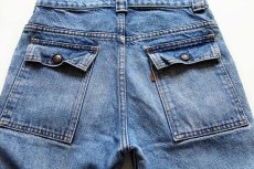 画像3: 70s Levi'sリーバイス 22276 デニム ブッシュパンツ w29 L34 (3)