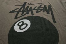 画像5: 90s オーストラリア製 STUSSYステューシー 黒タグ 8ボール コットンTシャツ グレー M (5)