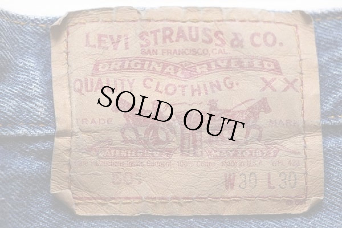 画像5: デッドストック★80s USA製 Levi'sリーバイス 501 デニムパンツ w30 L30 (5)