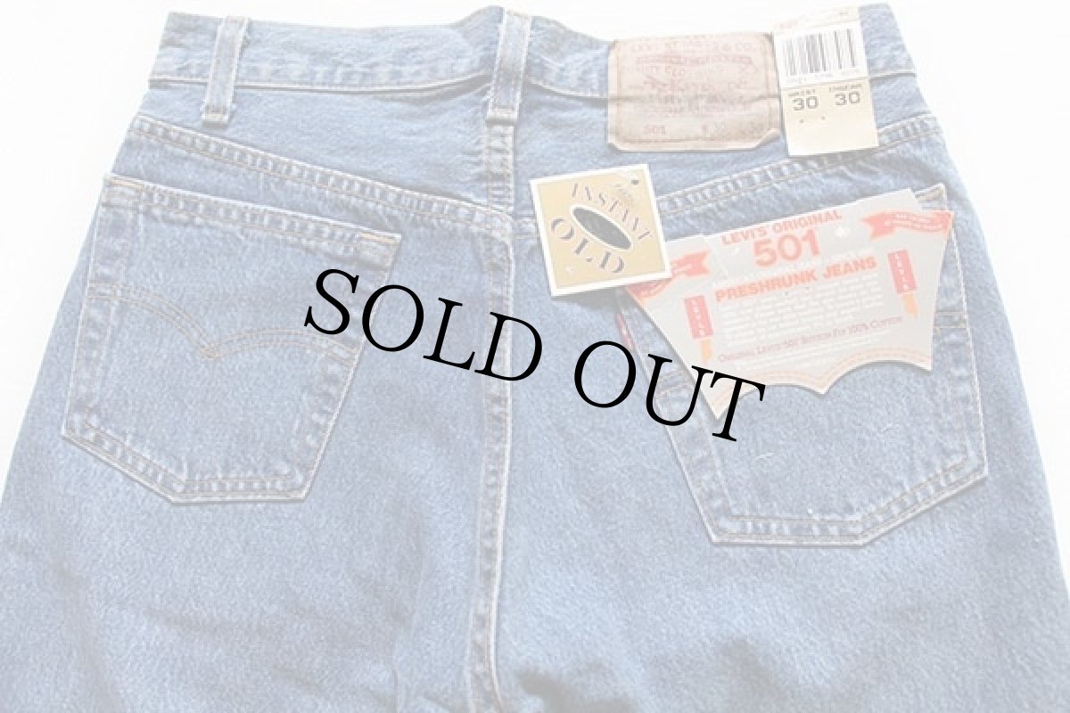 画像4: デッドストック★90s USA製 Levi'sリーバイス 501 デニムパンツ w30 L30 (4)