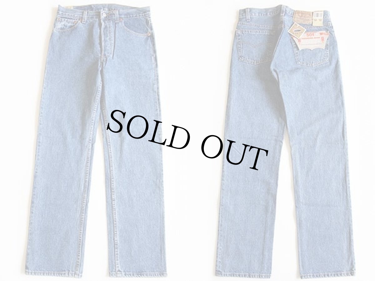 画像2: デッドストック★90s USA製 Levi'sリーバイス 501 デニムパンツ w30 L30 (2)