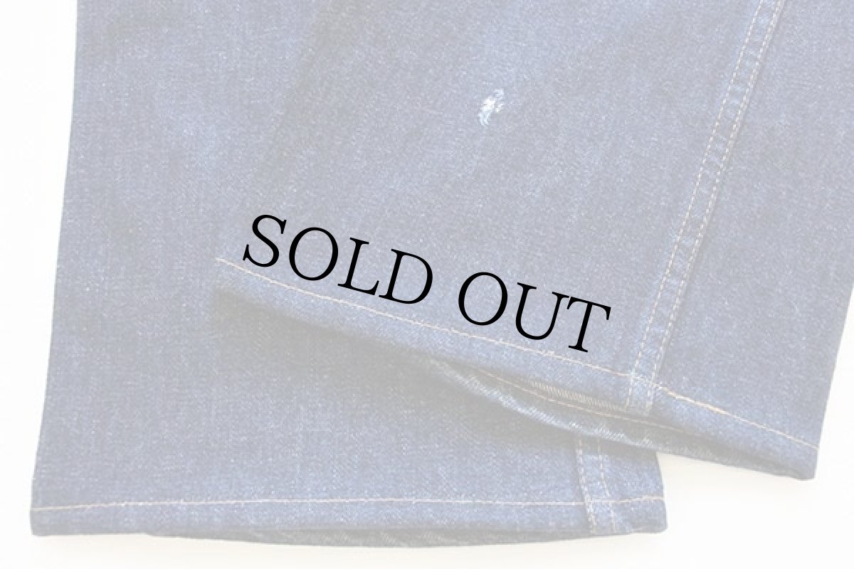 画像10: 70s SEARS ROEBUCKS インディゴ デニムパンツ w38 (10)