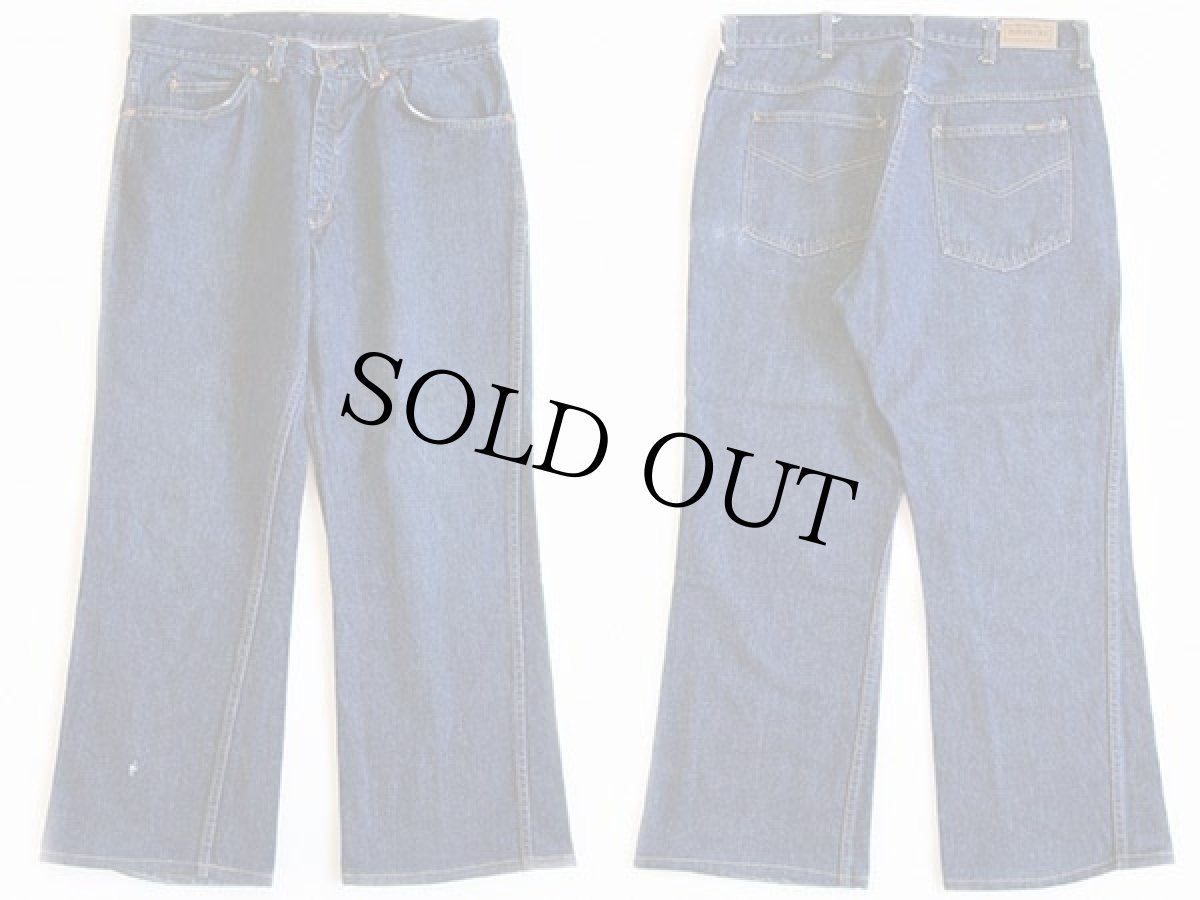 画像2: 70s SEARS ROEBUCKS インディゴ デニムパンツ w38 (2)